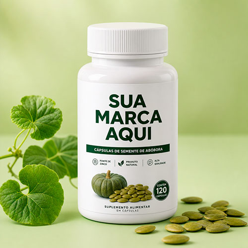 Semente de abóbora marca própria