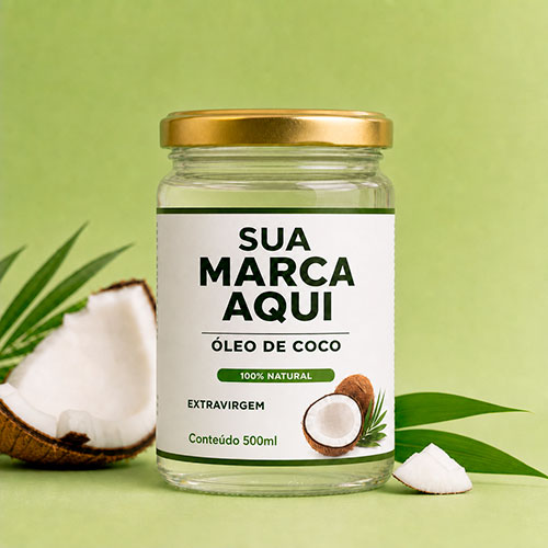 Óleo de coco marca própria