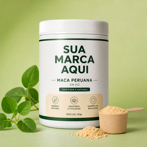 Maca peruana marca própria